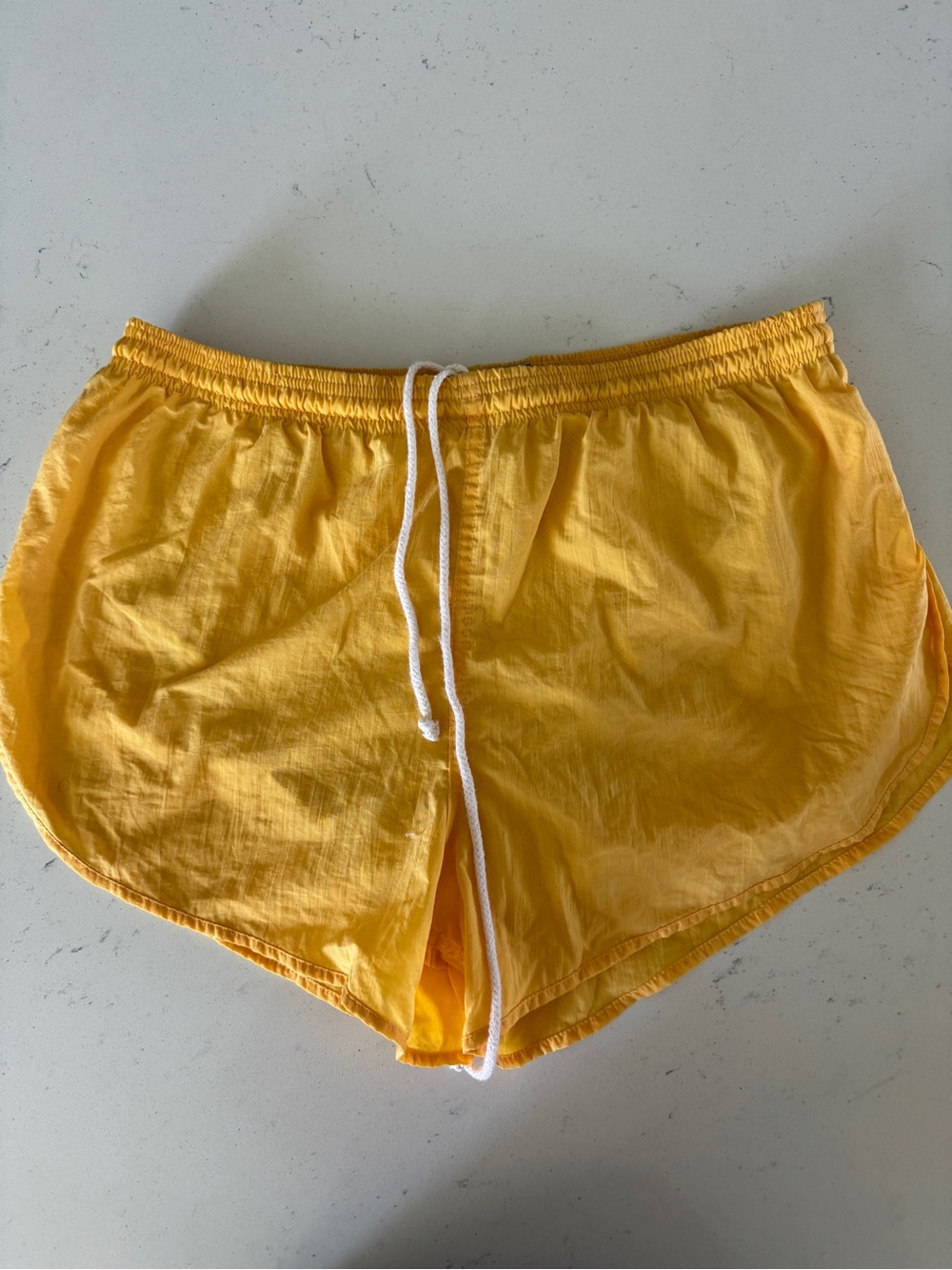 Weekenders Yellow Mesh-Lined Swim/Active Shorts